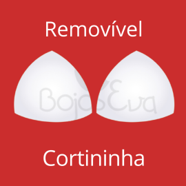 Removvel Cortininha - pacote com 10 pares - a partir de